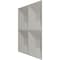 Ekena Millwork 19 5/8in. W x 19 5/8in. H Foster EnduraWall Decorative 3D Wall Panel Covers 2.67 Sq. Ft. WP20X20FOGBE - alternate 2